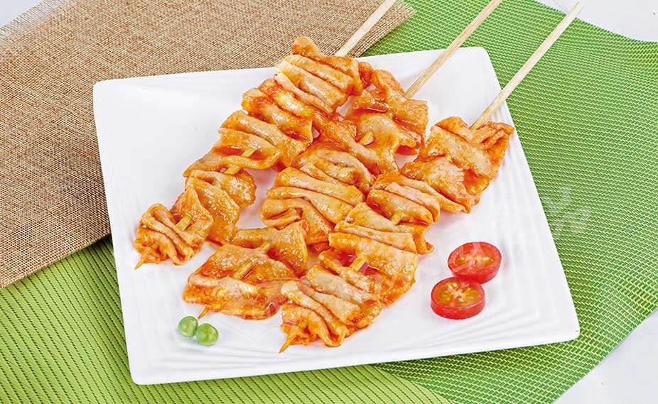 风味鸡皮串