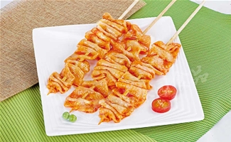 风味鸡皮串